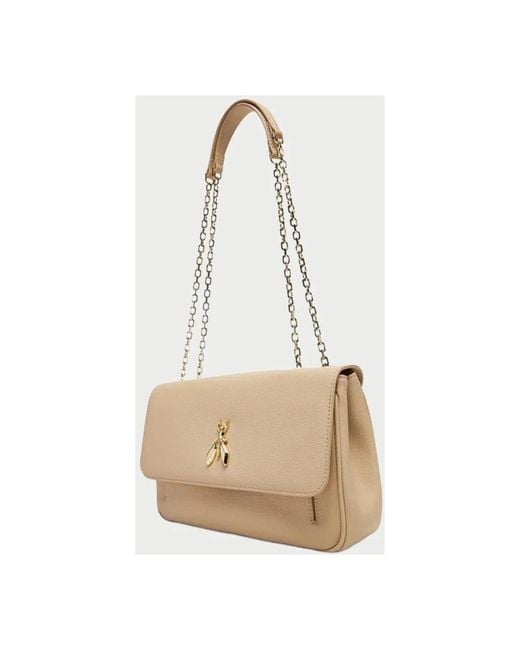 Patrizia Pepe Natural Leder Tasche Mit Fly