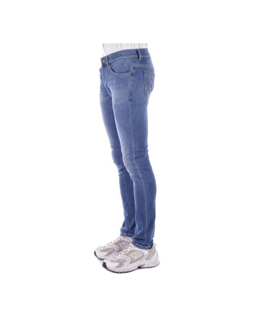 Dondup Blue Slim Fit Jeans for men