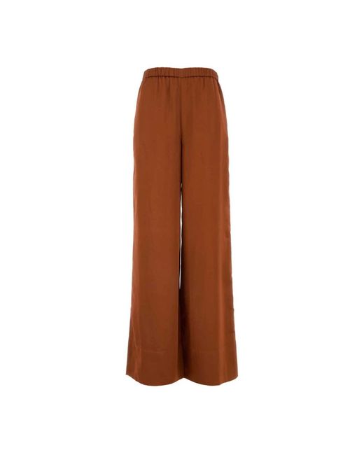 THE NINA STUDIO Brown Wide Trousers