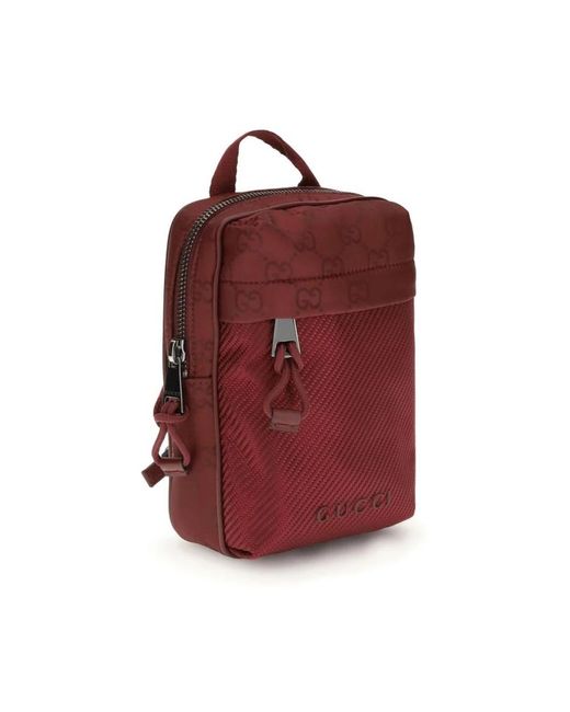 Gucci Nexus Mini Schultertasche Mit Mesh in Red für Herren