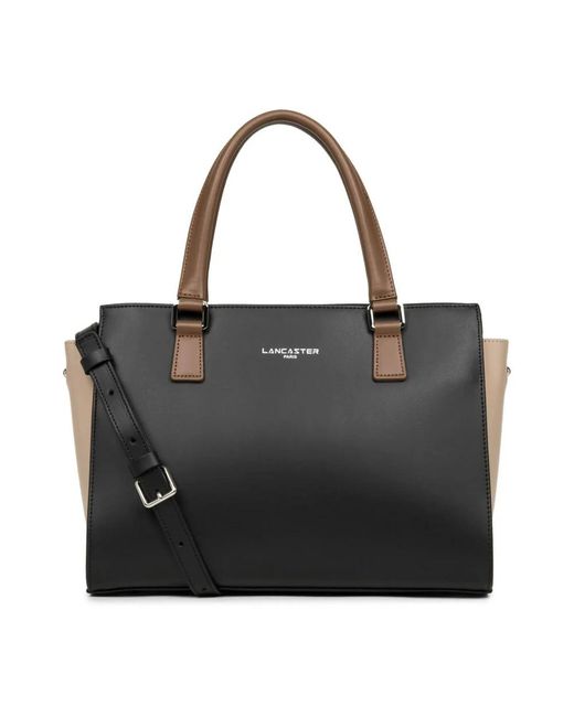 Lancaster Black Shopping Bags