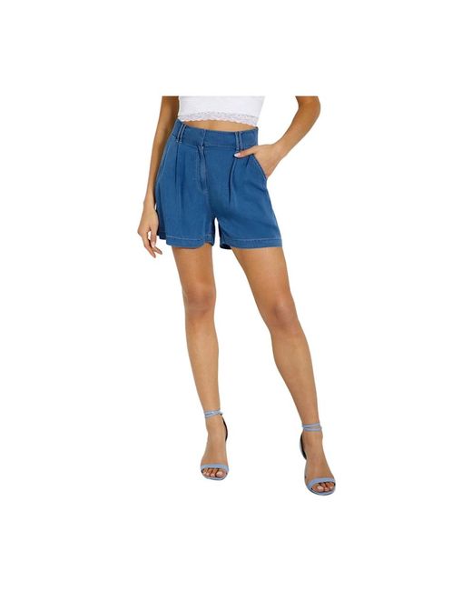 Shorts > short shorts Guess en coloris Blue