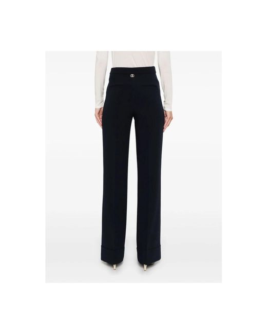 Twinset Black Straight Trousers