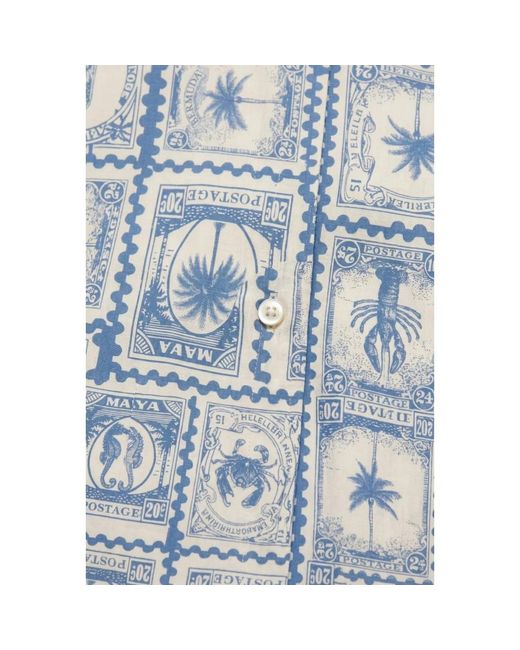 Object Objvima/Re Shirt in het Blue