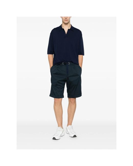 Hevò Taranto Polo in het Blue voor heren