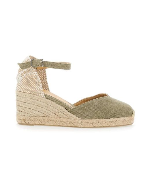 Castaner Metallic Wedges