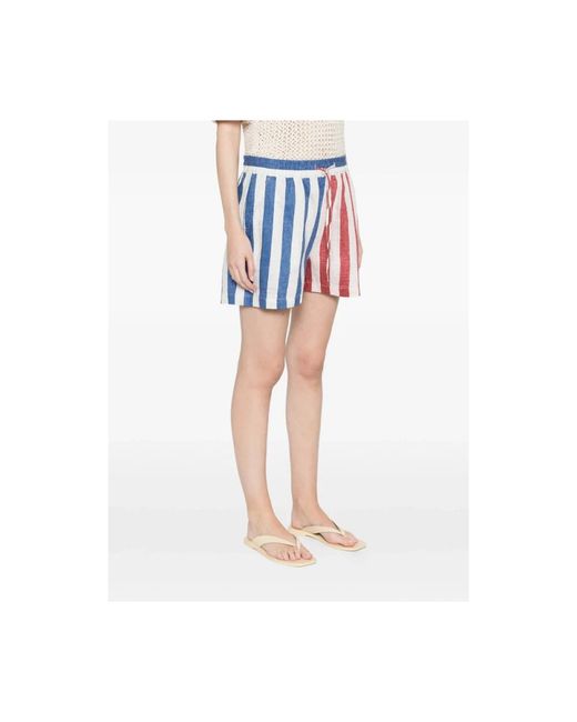 SUSANNA BLU Blue Short Shorts