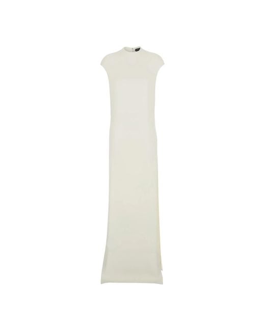 Tom Ford White Weißes Abendkleid Elegante Mode