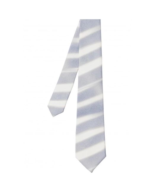 Cielo ombre cravatta seta di Paul Smith in White da Uomo