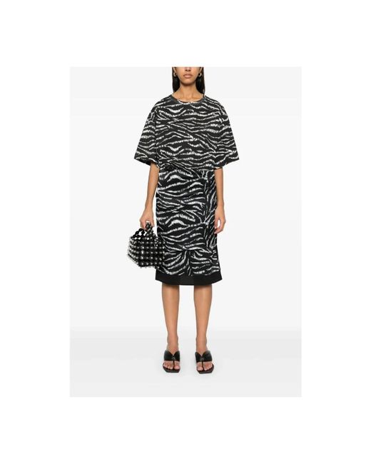 The Attico Midi Skirts in het Black
