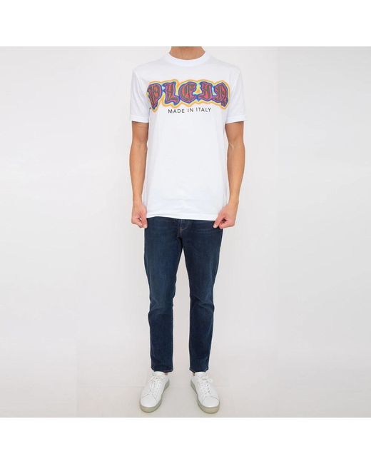 Philipp Plein Blue T-Shirts for men