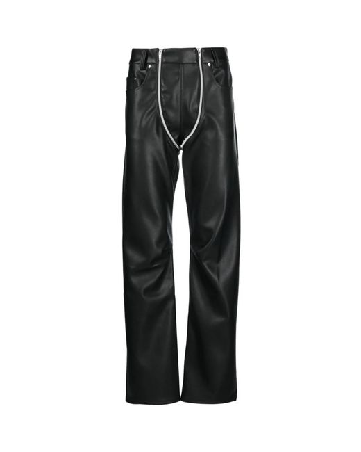 Lata pleather pantaloni di GmbH in Black da Uomo
