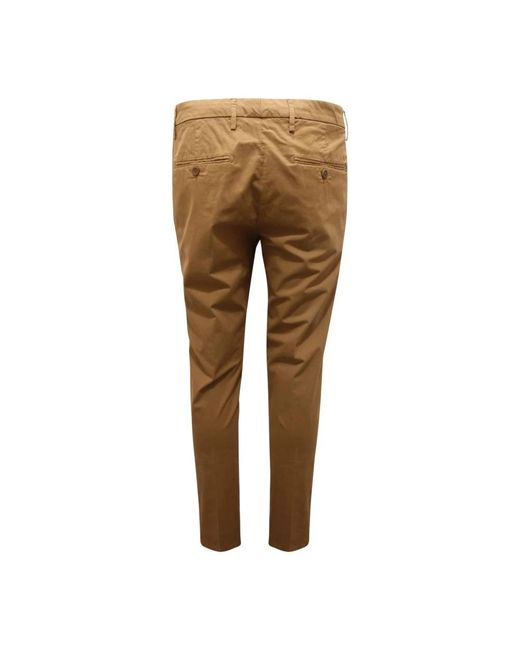 Dondup Broeken ,Bruin ,Ral Broek Made in het Natural voor heren