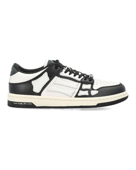 Amiri Black Skel Low Top Sneakers
