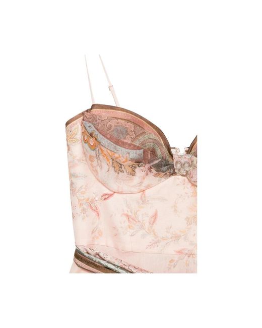 Zimmermann Pink Midi Dresses