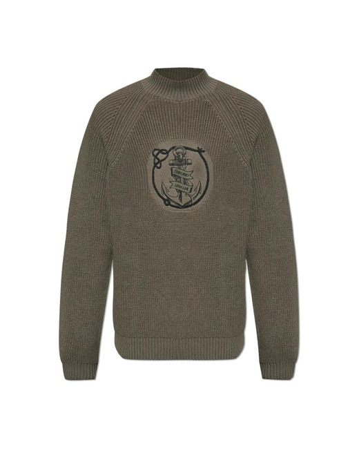 Emporio Armani Green Turtlenecks for men