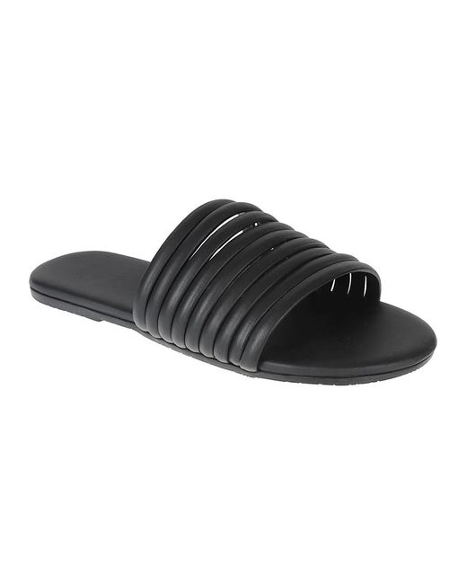 TKEES Schoenen ,Zwart ,Leer Sandalen in het Black