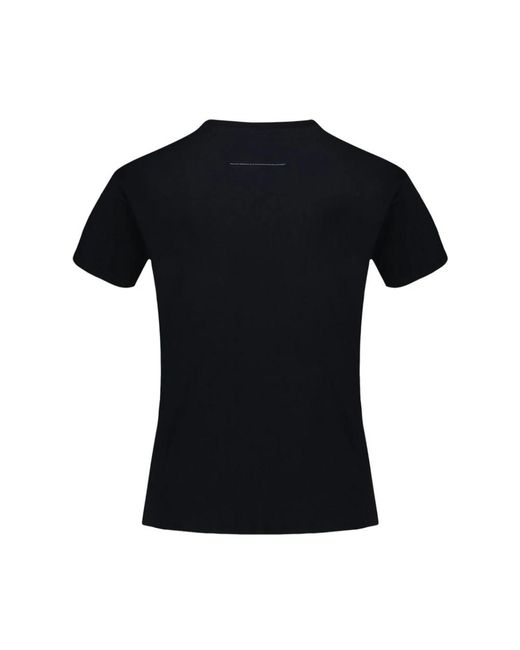 MM6 by Maison Margiela Black T-Shirts