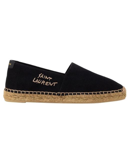 Saint Laurent Black Espadrilles