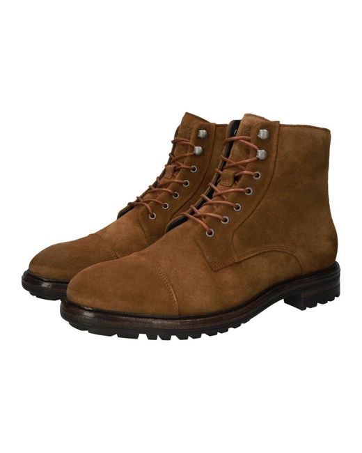 Lace-Up Boots di Blackstone in Brown da Uomo