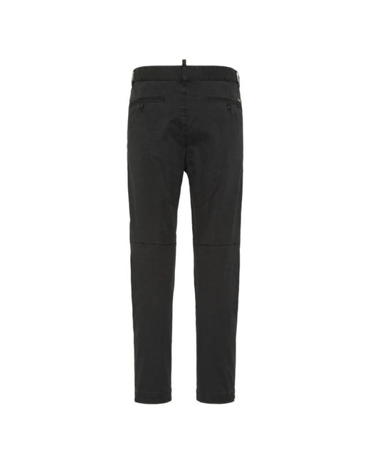 DSquared² Black Chinos for men