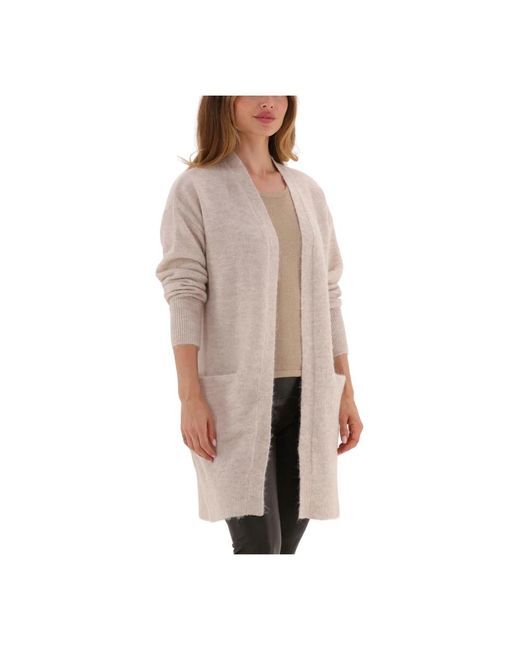 SELECTED Truien & Vesten ,Lulu New Long Cardigan B in het Brown