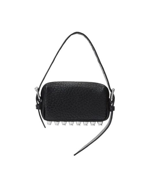 Alexander Wang Black Nieten schwarze lammleder umhängetasche