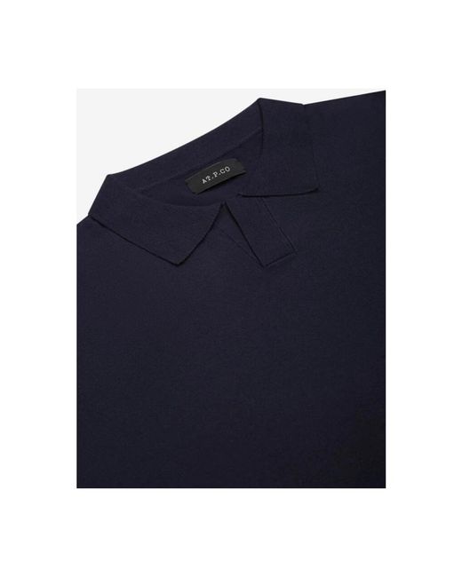 AT.P.CO Blue Polo Shirts for men