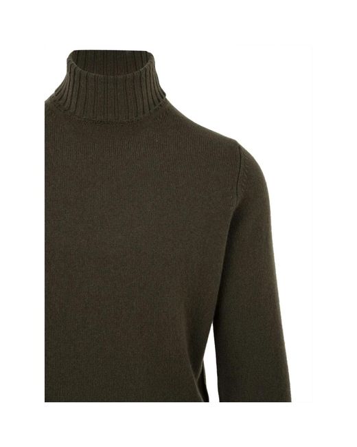 FILIPPO DE LAURENTIIS Green Turtlenecks for men