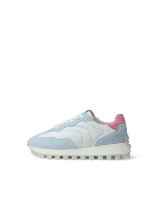 Tamaris Blue Blaue Freizeit-Schnürschuhe Für Damen