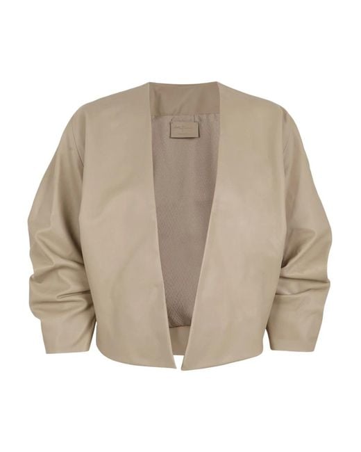 Cortana Natural Leather Jackets