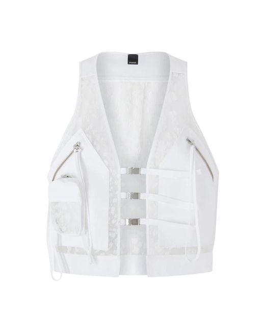 Pinko White Waistcoats