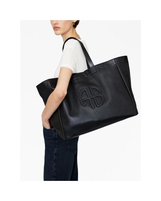 Anine Bing Tote Bags in het Black