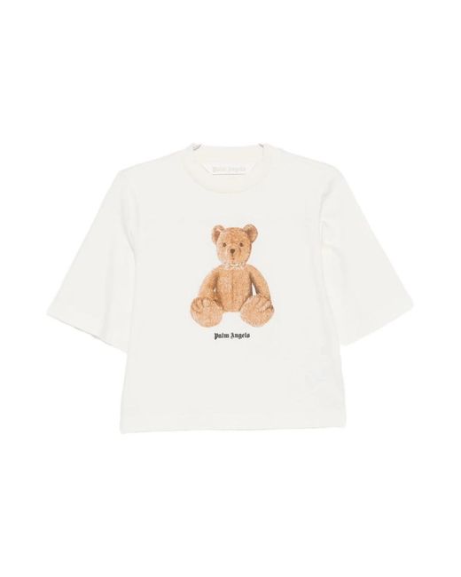 Palm Angels White T-Shirts