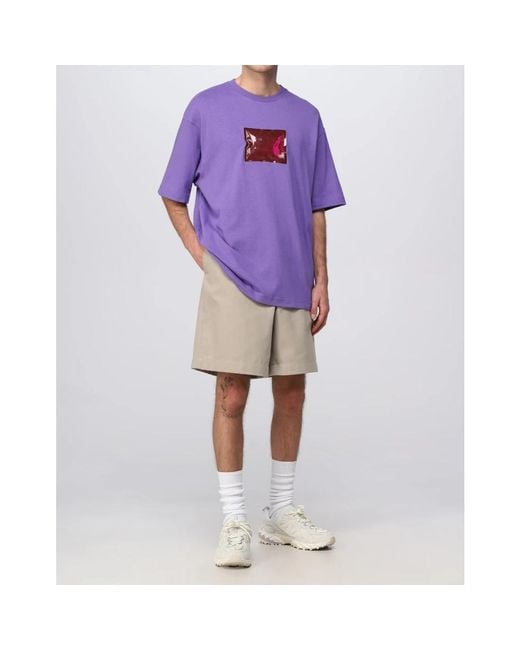 Acne Purple T-Shirts for men