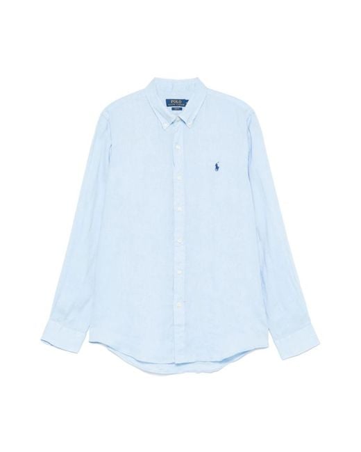 Polo Ralph Lauren Blue Casual Shirts for men