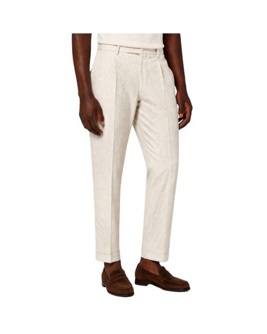 Santaniello Natural Straight Trousers for men