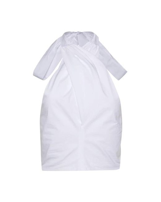 Staud White Shirt dresses