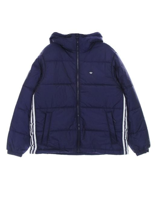 Adidas Down Jacket Pad Hooded Puff in het Blue voor heren