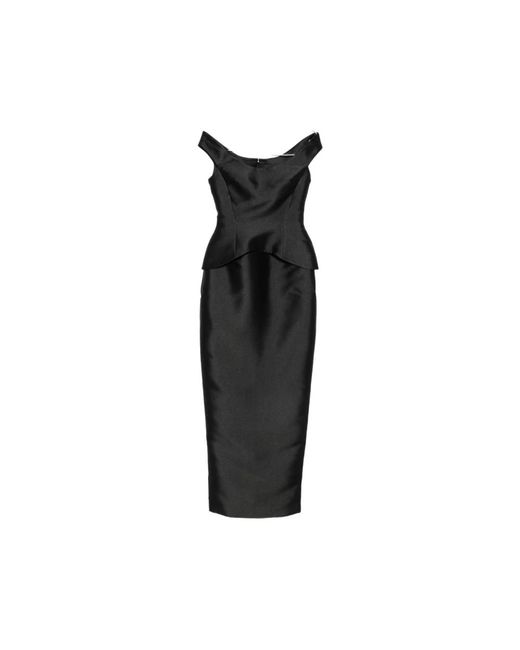 Solace London Black Party Dresses