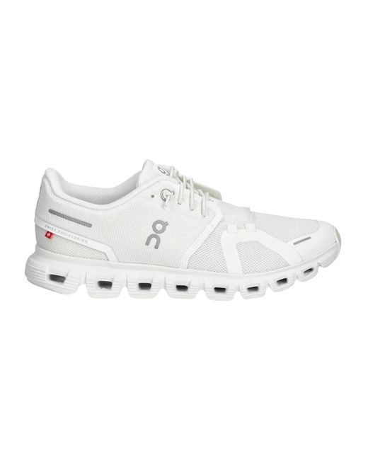 On Shoes Cloud 6 in het White