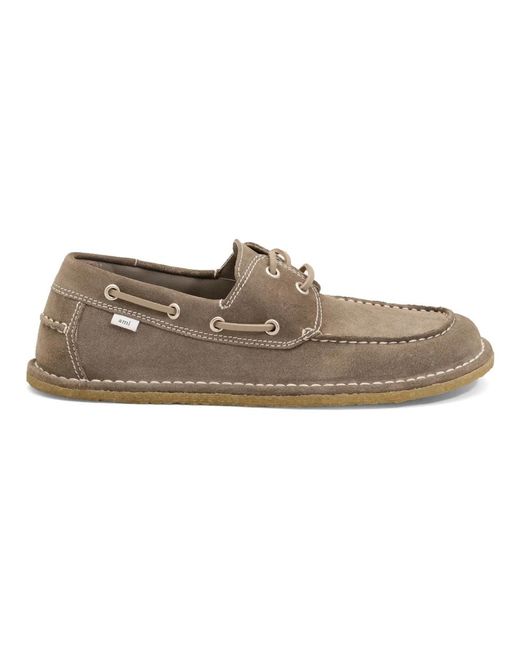 AMI Wildleder-Bootsschuhe in Brown für Herren