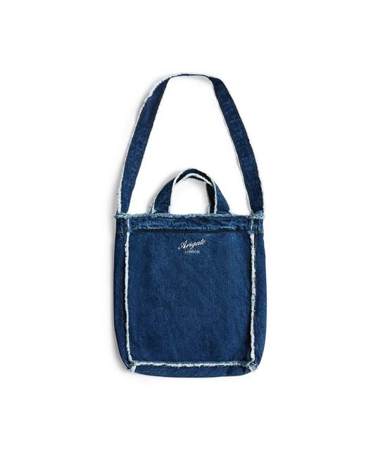 Axel Arigato Blue Dune fransen denim tasche
