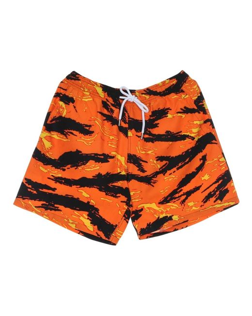 Beachwear Propaganda de hombre de color Orange