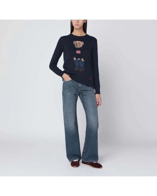 Polo Ralph Lauren Blue Round-Neck Knitwear