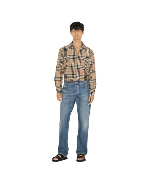 Burberry Natural Casual Shirts for men