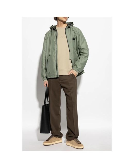 Lanvin Sweatshirt mit logo in Natural für Herren