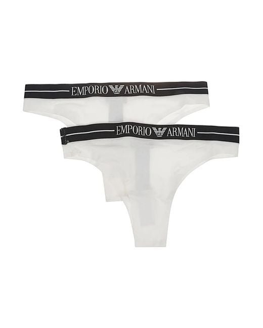 Emporio Armani White Bottoms