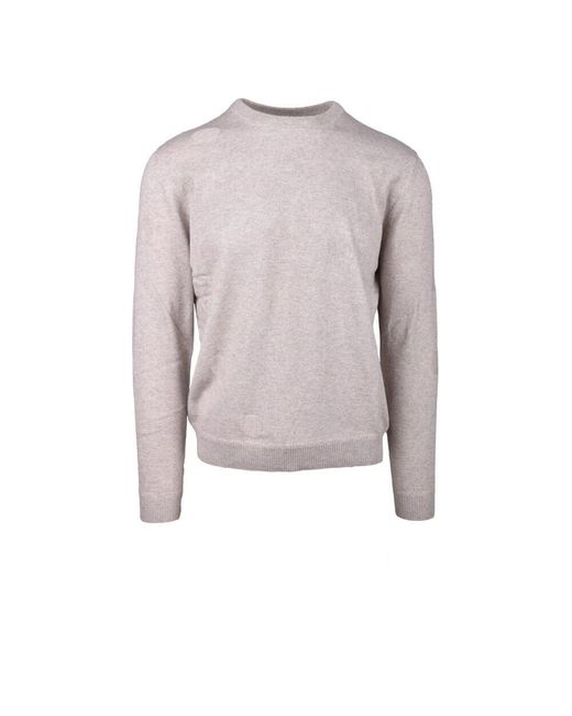 Round-Neck Knitwear Alpha Studio pour homme en coloris Natural