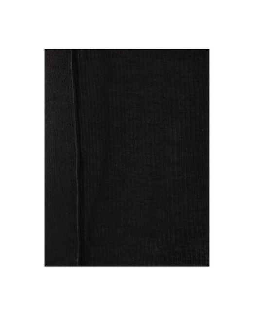 Rick Owens Black Long Sleeve T-Shirts for men